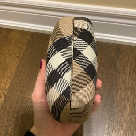 BURBERRY London Glasses Sunglasses Case Hard Clamshell Nova Plaid Authentic - Picture 10 of 16